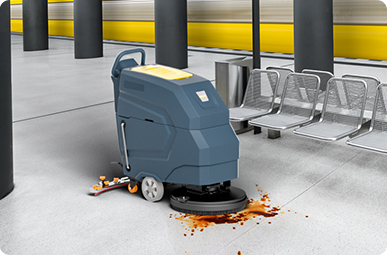 康佳洗地机帮助合肥地铁站解决清洁难题
